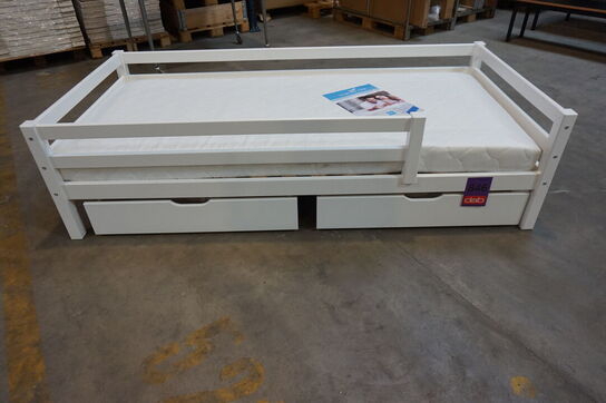 Hoppekids ECO Dream juniorseng 90x200 cm med skuffer & sengehest 