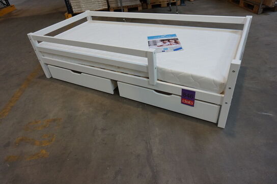 Hoppekids ECO Dream juniorseng 90x200 cm med skuffer & sengehest 