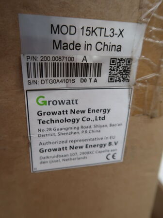 Inverter GROWATT MOD 15KTL3-X