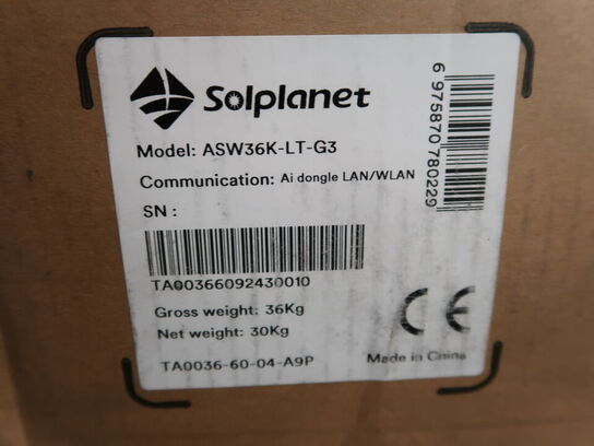 Batteri SOLPLANET ASW36K-LT-G3