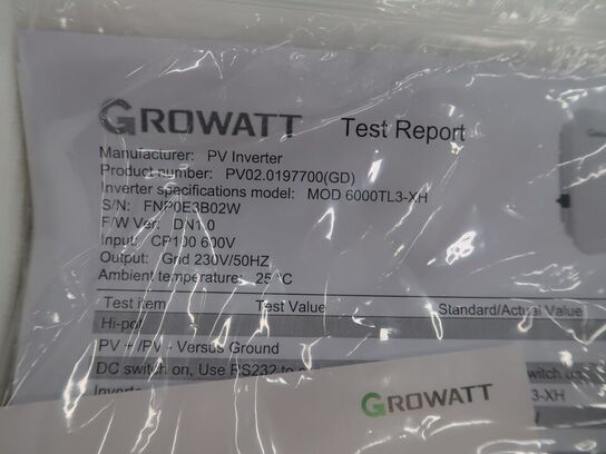 Inverter GROWATT MOD 5000TL3-XH