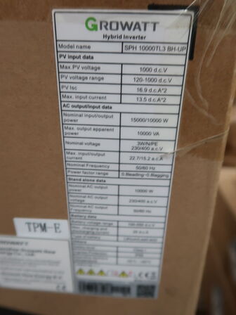 Inverter GROWATT SPH 10000TL3 BH-UP