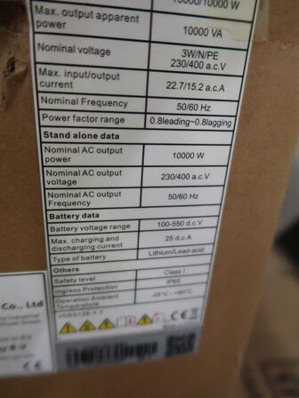 Inverter GROWATT SPH 8000TL3 BH-UP