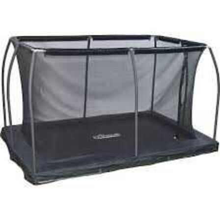 Extreme inground firkantet havetrampolin 366x244 cm 