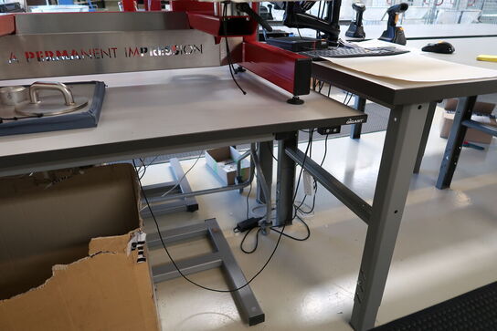 El. hæve/sænke skrivebord uden indhold