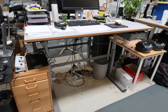 El. hæve/sænke skrivebord uden indhold