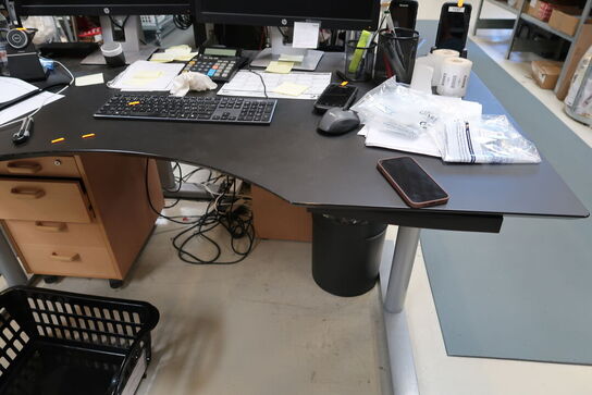 El. hæve/sænke skrivebord uden indhold