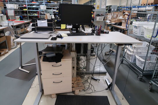 El. hæve/sænke skrivebord uden indhold