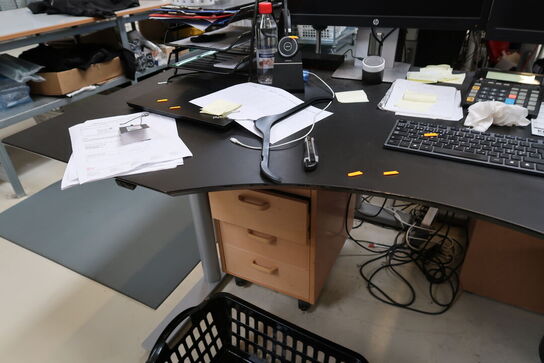 El. hæve/sænke skrivebord uden indhold