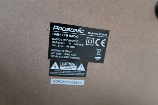 Dab radio PROSONIC RDR-25