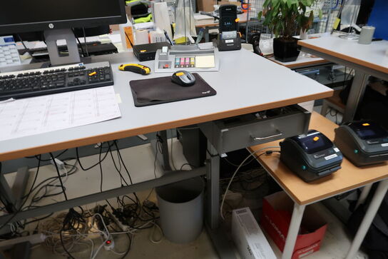 El. hæve/sænke skrivebord uden indhold