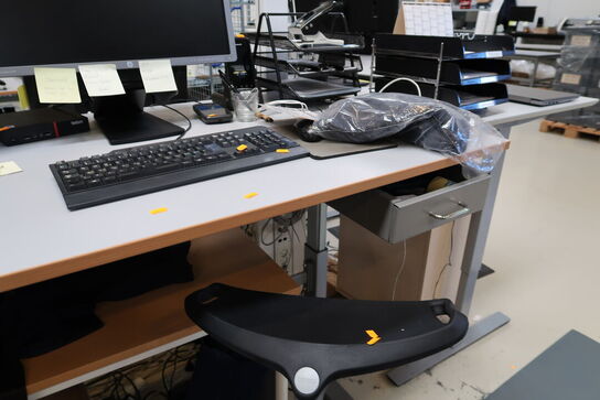 El. hæve/sænke skrivebord uden indhold