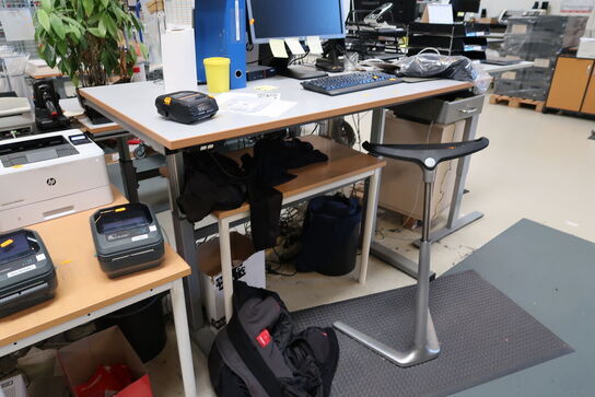 El. hæve/sænke skrivebord uden indhold