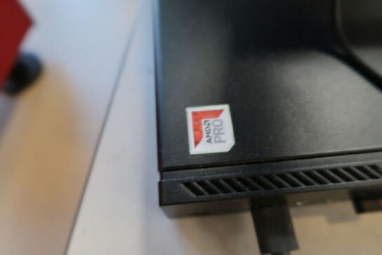 Computerskærm LENOVO, tastatur, håndscanner, computer LENOVO