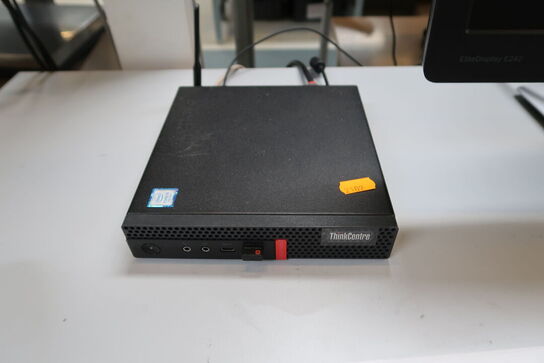 Computerskærm HP, tastatur, håndscanner, computer LENOVO