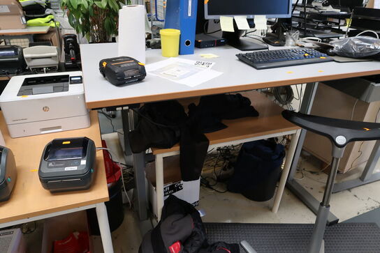 El. hæve/sænke skrivebord uden indhold