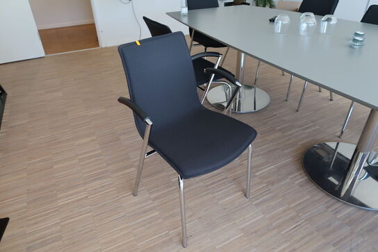 Mødebord ZETA Furniture med 12 stk. mødestole FOUR DESIGN