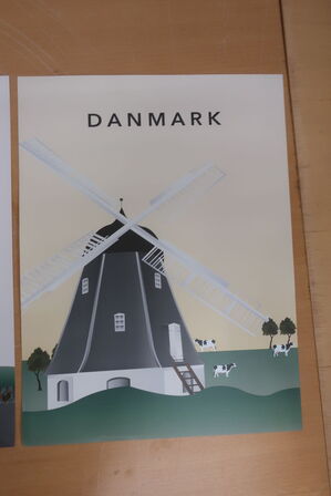 200 pakker plakater Danmark - 3 stk. pr. pakke
