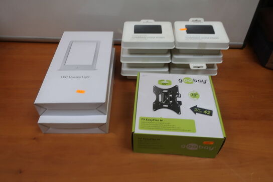 led daylight lamp, tv holder og charging dock pogo