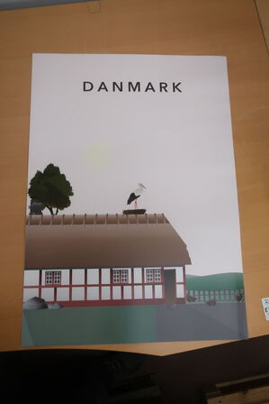 150 pakker plakater Danmark - 3 stk. pr. pakke
