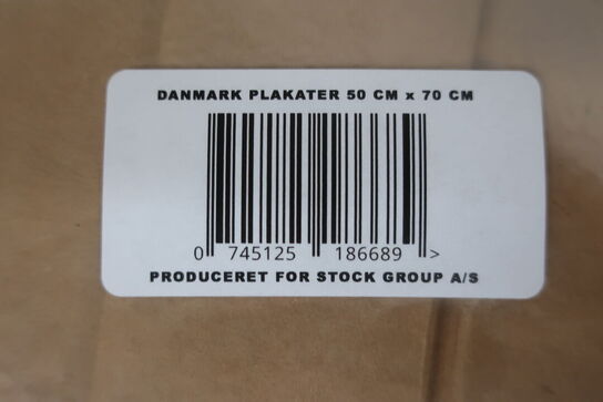 150 pakker plakater Danmark - 3 stk. pr. pakke