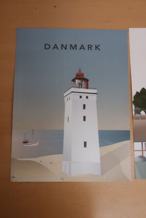 200 pakker plakater Danmark - 3 stk. pr. pakke