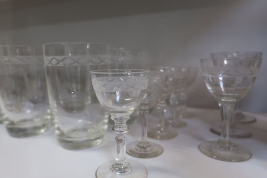 27 stk. glas EJBY HOLMEGAARD