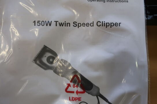 2stk. heste & kreatur klipper M8 twin speed clipper