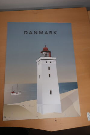 100 pakker plakater Danmark - 3 stk. pr. pakke