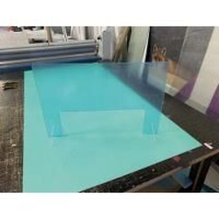 10 stk. Stående nyseskærm 500 x 500 mm på ben