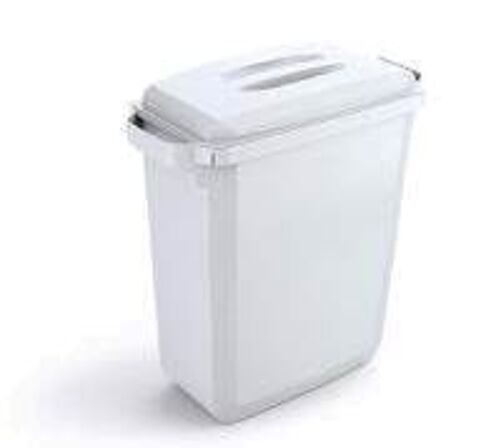 7 stk. Beholder 60 ltr plast grå ekskl låg