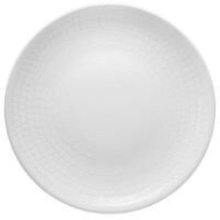 11 stk. Tallerken coupe flad hvid 210 mm Points