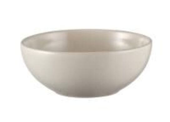 12 stk. Skål stentøj råhvid 160 mm Rustik