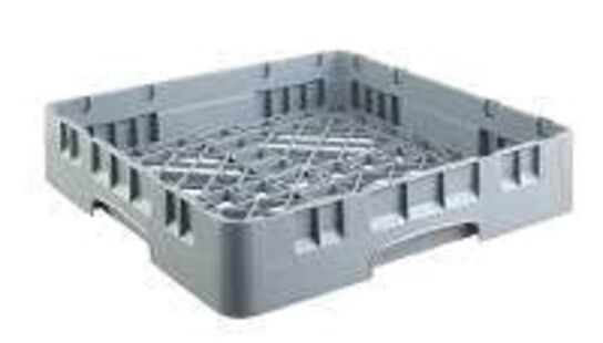 8 stk. Kop- og glaskurv 500x500 mm grå Cambro