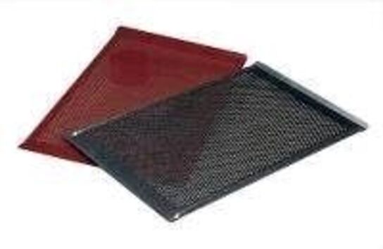 10 stk. Bageplade L600 x B400 mm perforeret m/ 4 buk