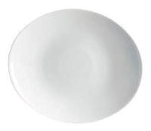 12 stk. Steaktallerken 300 mm hvid porcelæn 