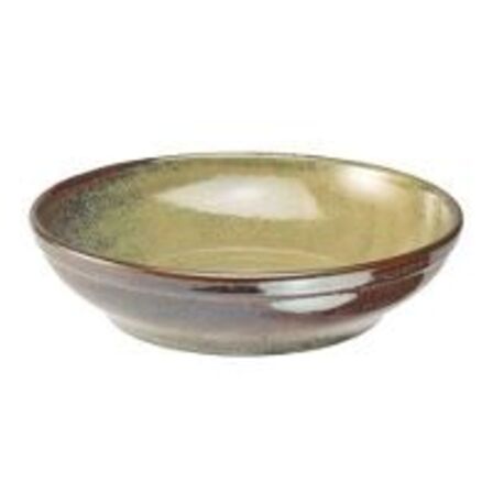 11 stk. Skål stentøj brun 230 mm Rustik