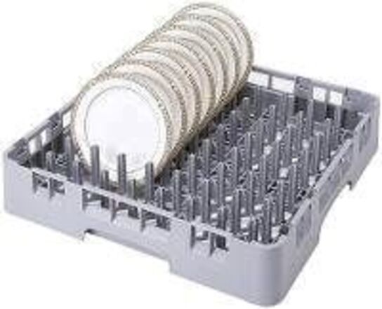 6 stk. Tallerkenkurv 500x500 mm grå Cambro