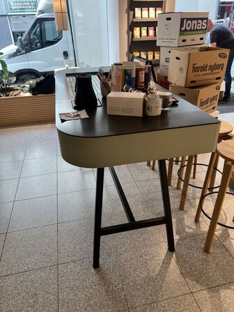 Bardisk m. væskeopsamling 80x190x103cm, FELLOW vandkoger m.v.