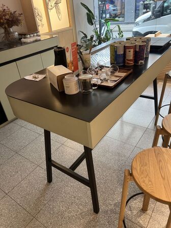 Bardisk m. væskeopsamling 80x190x103cm, FELLOW vandkoger m.v.