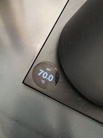 Bardisk m. køleanlæg 80x104x340cm, FELLOW vandkoger m.v.