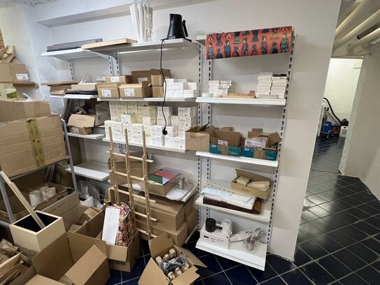 Stålreoler 234x82x63 cm pr. fag. UDEN INDHOLD