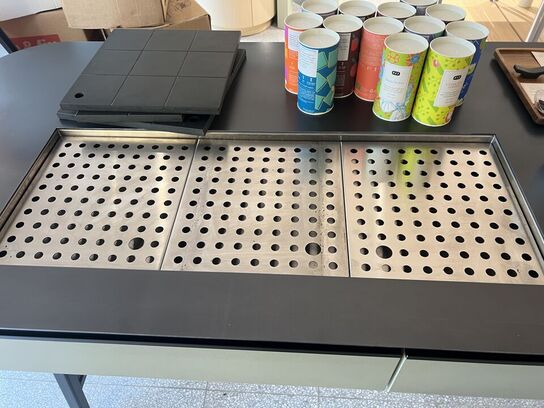 Bardisk m. væskeopsamling 80x190x103cm, FELLOW vandkoger m.v.