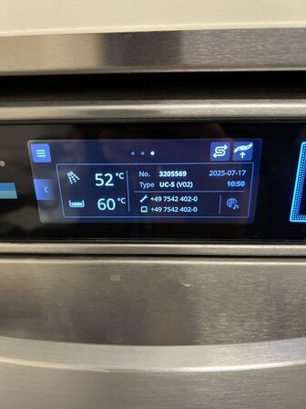 Opvaskemaskine WINTERHALTER UC-S V02 inkl. tryktank og åben sæk m. salt