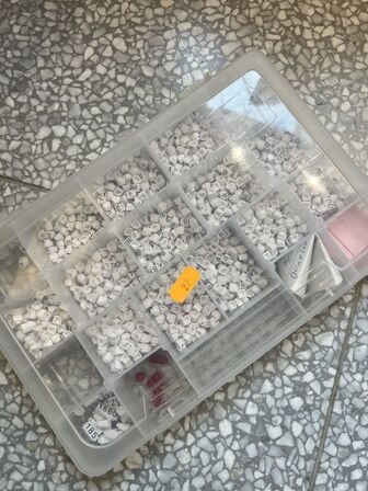 Klodser til prismærkning etc.