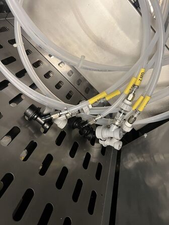 Bardisk m. køleanlæg 80x104x340cm, FELLOW vandkoger m.v.