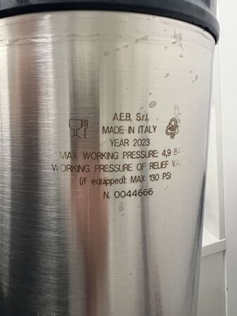 3 stk. tomme AEB Cornelius fustager