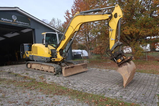 9T Gravemaskine WACKER NEUSON ET90 årg. 2021 m. ENGCON tiltarm