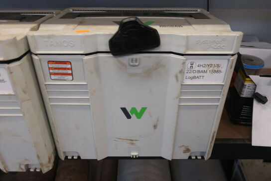 2 stk. tomme TANOS Systainer værktøjskasser