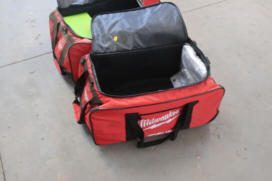 3 stk. tomme MILWAUKEE værktøjskasser